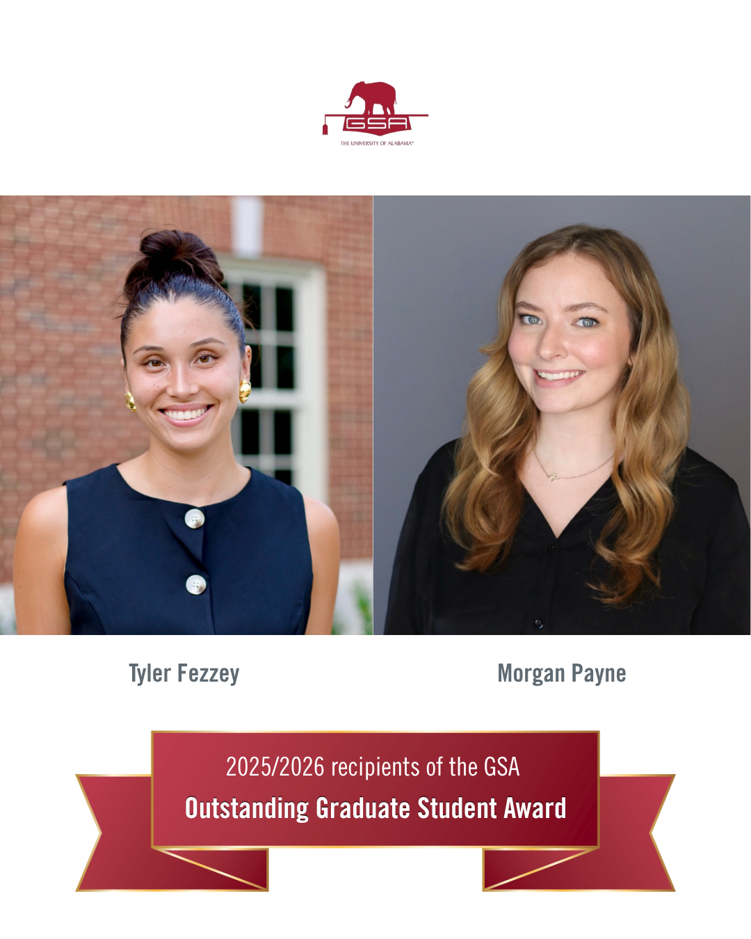 Outstanding Graduate Student Award Winners